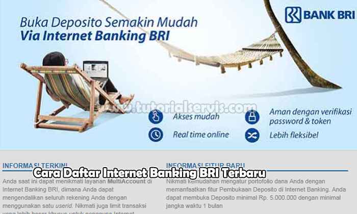 cara daftar internet banking bri via internet